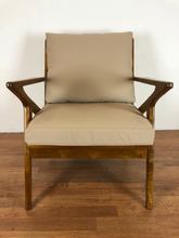 midcentury teak lounge chair