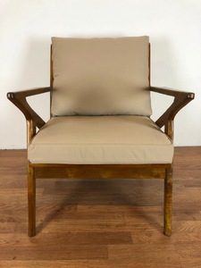 midcentury teak lounge chair