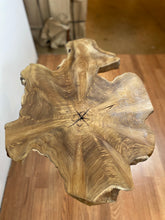 TS03 Live edge free form teak root wood slab 29" x 20"