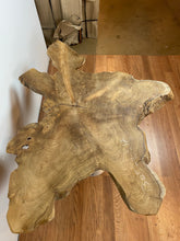 TS05 Live edge free form teak root wood slab 40" x 32"