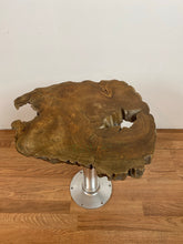 TS11 Live edge free form teak root wood slab 21" x 17"