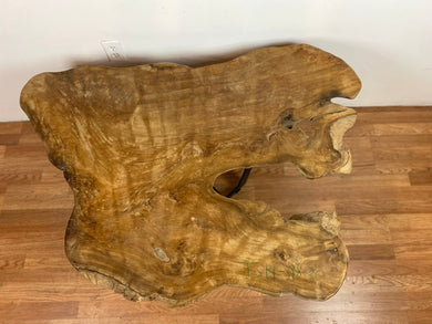 TS19-4830 Live edge free form teak root wood slab