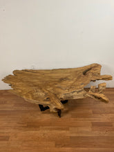 TS32 Live edge free form teak root wood slab 60" x 31"