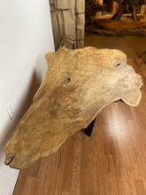 TS33 Live edge free form teak root wood slab 57" x 30
