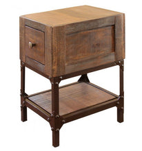 Urban industrial side table 14 x 17