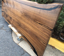 W23-10438 Bookmatch Live Edge Walnut Wood Slab