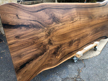 W23-10438 Bookmatch Live Edge Walnut Wood Slab