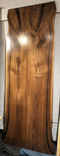 W23-10438 Bookmatch Live Edge Walnut Wood Slab